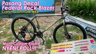 Federal Bike Restoration Commuter Bike  EP2 Pasang Special Decal Federal Rock Blazer 🔥 [upl. by Cherilyn]