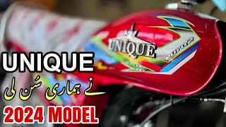 Unique UD 70 CDI 2024 MODEL REVIEW  Bike Mate PK [upl. by Aelak]