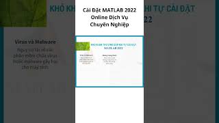 Cài Đặt MATLAB 2022 Online Giải Pháp Hoàn Hảo Cho Người Dùng Chuyên Nghiệp [upl. by Lias457]