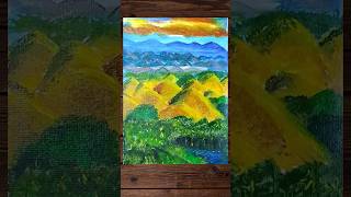 I Painted the Chocolate Hills of Bohol Philippines [upl. by Regen]