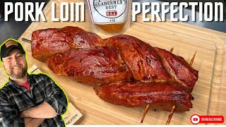 Smoked Braided Pork Loin  Sweet and Spicy  Perfect  Easy [upl. by Siulesoj889]