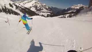 Engelberg Talabfahrt Starting Jochstock GoPro [upl. by Enaz455]