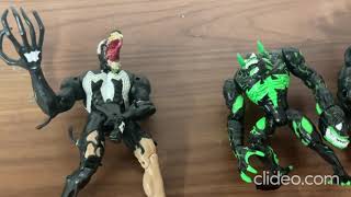 My really cool Venom and Carnage toys I got some rad NEW Venom toys [upl. by Walls]