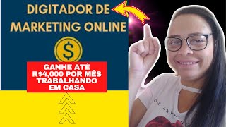 Digitador De Marketing Online Curso é bomReclame AquiSite Oficial [upl. by Nallad555]