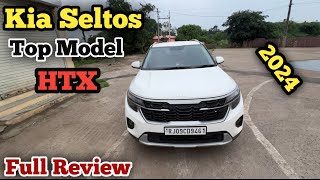 Kia Seltos HTX facelift 2024 Review ✅ Features On road Price 💰 [upl. by Airtap]