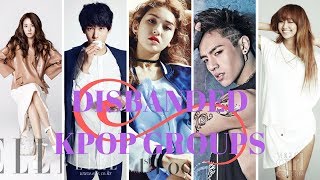 Disbanded Kpop Groups [upl. by Pain]