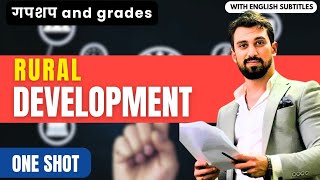 Day 21  GnG  Indian Eco  Rural Development  One shot  Class 12 [upl. by Ahsrav]