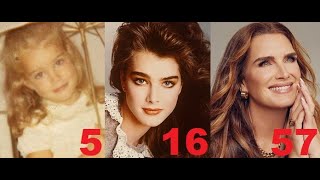 Brooke Shields from 0 to 57 years old [upl. by Leunammi951]