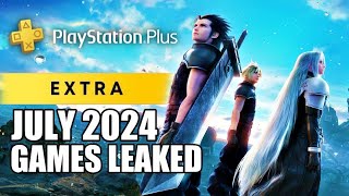 PS PLUS EXTRA GAMES FOR JULY 2024 LEAKED [upl. by Lethia]