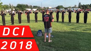 Crossmen Trumpets Show Off Isolated Articulation At 2018 DCI Central Indiana [upl. by Retsev]