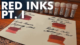 Ink Expedition  2022 Red Inks  Part One [upl. by Akemit325]