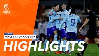 Highlights Wales  Oranje onder 19 20032019 EK 2019kwalificatie [upl. by Naegem344]