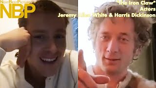 Interview With quotThe Iron Clawquot Stars Jeremy Allen White amp Harris Dickinson [upl. by Dnalyag]