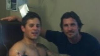 Christian Bale Visits Aurora Colorado Shooting Victims as New James Holmes Details Emerge [upl. by Lemrahs]