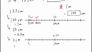 小数と単位④ mと小数 [upl. by Iarised]