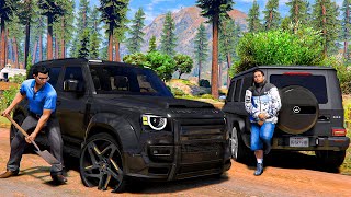 ОТЕЦ И СЫН В GTA 5  САЙМОН ЗАБРАЛ У ДОЛЖНИКА LAND ROVER DEFENDER ПОЕЗДКА НА БЕЗДОРОЖЬЕ 🌊ВОТЕР [upl. by Monsour]