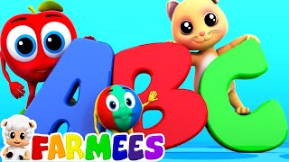 The Phonics Song  Alphabets Song  Nursery Rhymes  ABC Songs by Farmees [upl. by Yanehs]