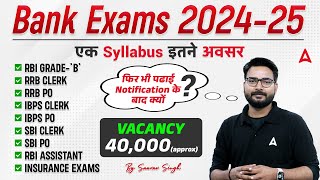 Bank Exam 2024  Bank Exam Syllabus and Preparation Strategy by Saurav Singh  Adda247 [upl. by Kinimod]