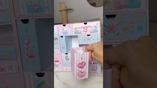 YesStyle advent calendar 🎀  unboxing unbox unboxingasmr yesstyle asmr asmrsounds [upl. by Neliak]