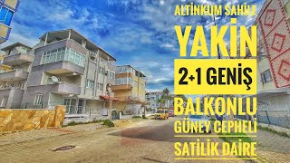 Didimde Satilik Yazlik Ev Altinkum Sahiline Yakin Geniş Balkonlu 21 Açik Mutfakli Daire Didim Ev [upl. by Nibot]