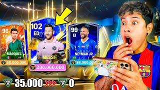 NADIE ESPERABA QUE ME SALIERA ESTE JUGADOR en FIFA MOBILE 😱 Messi Neymar Jr amp Márquez [upl. by Dacey837]