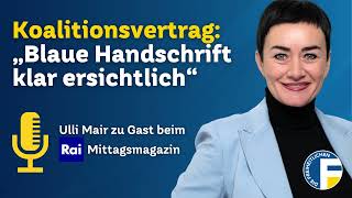 Ulli Mair zu Gast beim Mittagsmagazin auf RaiSüdtirol [upl. by Tehcac]