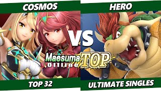 Maesuma TOP 12  Cosmos Pyra Mythra Vs Hero Bowser Smash Ultimate  SSBU [upl. by Tullusus306]