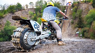 Impossible Climb Andler 2023  Huge Dirt Bike Crash Test [upl. by Ymerrej]