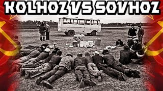 Soviet Collective Farming The Difference Between Kolkhoz And Sovkhoz Explained [upl. by Ecirehc964]