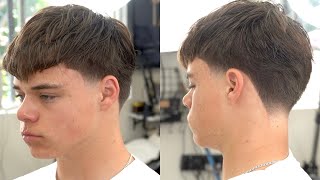 How To Do a DARK Low Taper on Straight Hair  Barber Tutorial [upl. by Sterling727]