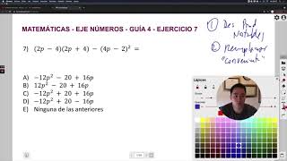 PRUEBA DE TRANSICIÓN  MATEMÁTICAS  CUADRADO DE BINOMIO [upl. by Nave424]