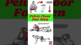 Pelvic Foor Exercises For Men shorts pelvichealth homeworkout [upl. by Oleic]