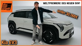 Kia EV3 im Test 2024 Weltpremiere des NEUEN SUV unter 30000€ Review  GTLine  Preis  EV 3 [upl. by Ilyssa]