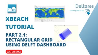 Easy step to create rectangular grid using Delft Dashboard [upl. by Kenji]