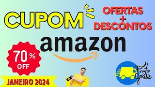 ATUALIZADO Cupom AMAZON 2024  Cupom de Desconto Amazon JANEIRO 2024  Cupom Janeiro AMAZON [upl. by Evers]