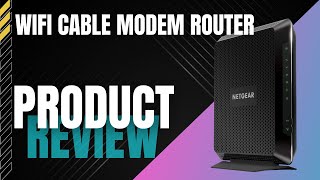 NETGEAR Nighthawk WiFi Cable Modem Router Review [upl. by Acilejna]