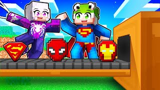 SUPERHERO Tycoon in Minecraft [upl. by Janette]