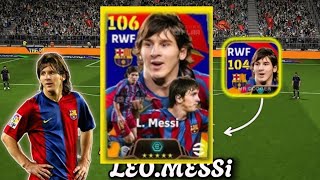 скачал efootball 2025 😍 Leo Messi 104 Woow [upl. by Ellenehc975]