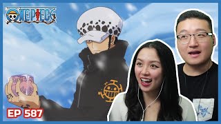 SCAPEL TRAFALGAR LAW STEALS SMOKYS HEART 😘  One Piece Episode 587 Couples Reaction amp Discussion [upl. by Tsugua]