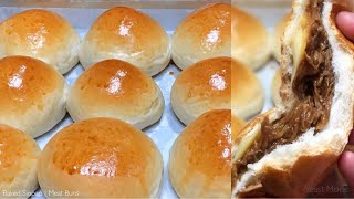 BAKED SIOPAO  MEAT BUNS  SIOPAO ASADO  Dough  Asado Filling  Sauce ALL IN Recipe [upl. by Aderfla]