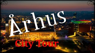 Aarhus Århus Jutland Jylland Denmark City Tour walking and cycling GoPro [upl. by Dream]