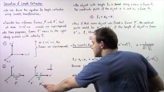 Derivation of Length Contraction Equation [upl. by Hinkel]