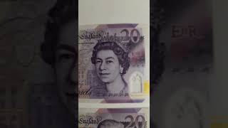 New £20 Banknote A Work of Art New20Banknote UKMoney BritishPound banknotes shorts [upl. by Eilis]