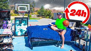 Living On The 2HYPE Basketball Court For 24 Hours [upl. by Esiole]