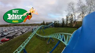 Parc Astérix  Pégase Express 4K POV [upl. by Euphemiah]