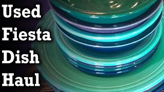 Used Fiesta Dish Haul  Collecting Fiestaware Dishes [upl. by Bevash]