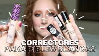 MEJORES correctores para PIELES BLANCAS  Marcas y Tonos  PELIRROJAMENTE [upl. by Leahcir]