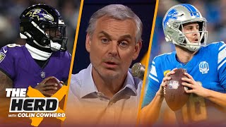 Colins Championship Picks Ravens dethrone Chiefs at home Lions cover vs 49ers  NFL  THE HERD [upl. by Mauralia]