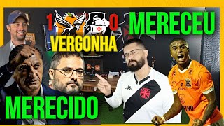 🚨TIME SEM VERGONHA VASCO TOMA AULA DE FUTEBOL E CAI PARA O NOVA IGUAÇUPÓSJOGO [upl. by Zischke372]