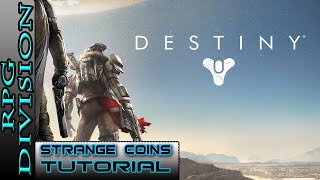 Destiny  Strange Coins Vendor Location amp How To Get Them [upl. by Wesle]